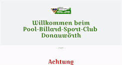 Desktop Screenshot of pbsc-donauwoerth.de