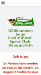 Mobile Screenshot of pbsc-donauwoerth.de